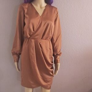 Worthington XS Long Sleeve Wrap Dress, Brand New with Tags.